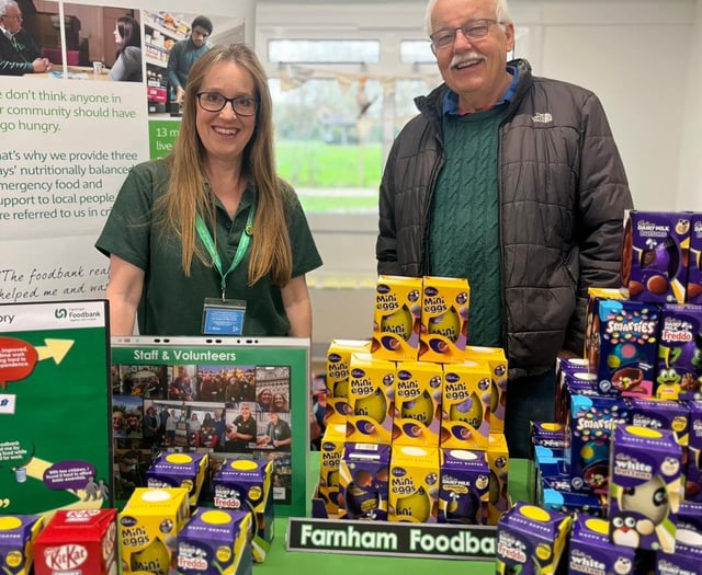 Eggstra-ordinary Easter gesture from Farnham Foodbank