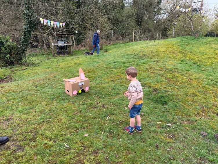 Young Louie enjoying the activities