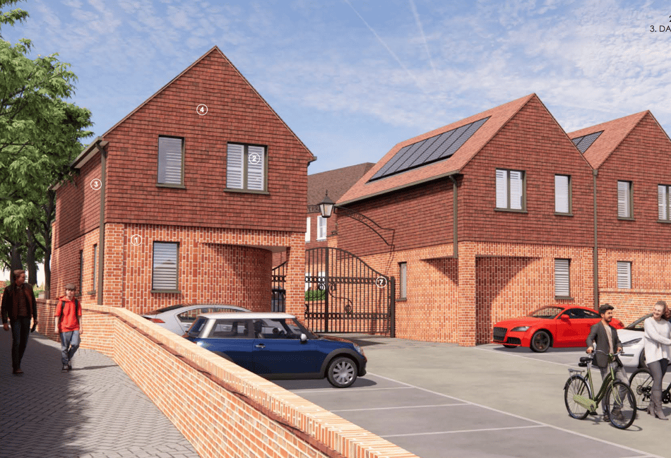 <p>JBS Developments Solutions want to build three two-bedroom homes between Borelli's Yard and Central Car Park in Farnham.</p>