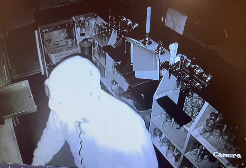 <p>Man caught on CCTV in Four Marks Golf Club burglary</p>