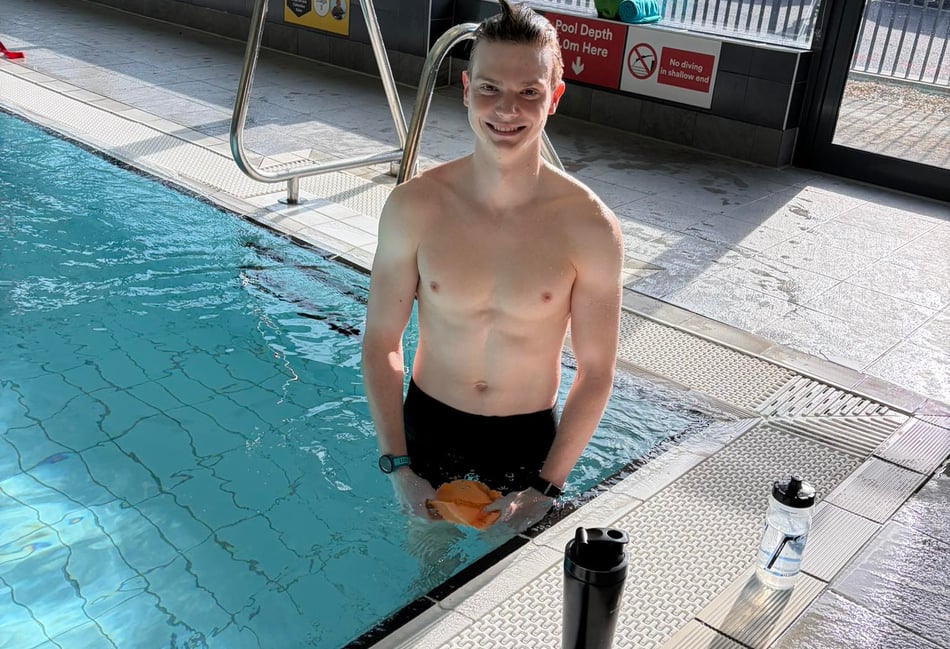 Lifeguard takes on Ironman challenge for charity