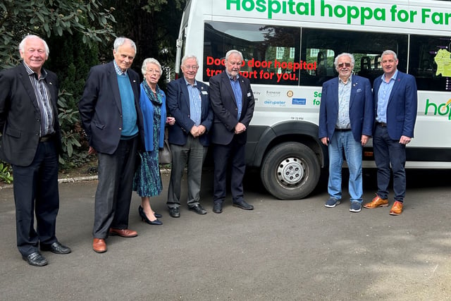 Rotary donation boosts hospital hoppa service