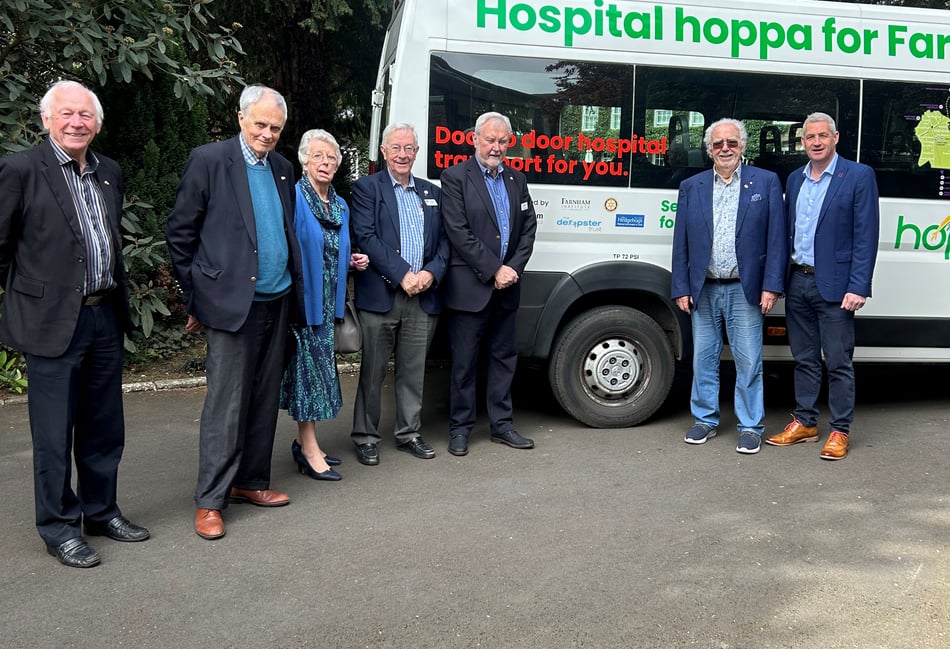Rotary donation boosts hospital hoppa service