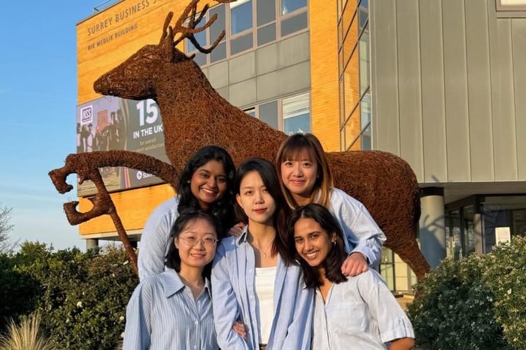 The University of Surrey Students tasked with organising the fundraiser for Bordon Carnival