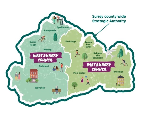 Lib Dems projected to emerge as largest party on new Surrey councils