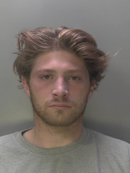 Ernie Jones, 29, of Godalming was jailed of domestic abuse.