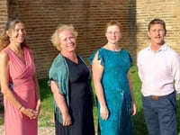 Concert at a Farnham church for Simorre String Quartet