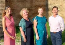 Concert at a Farnham church for Simorre String Quartet