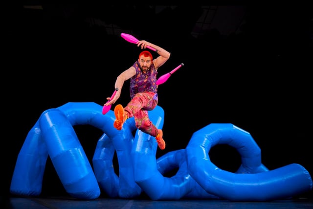 Juggler Wes Peden promises a rollercoaster ride