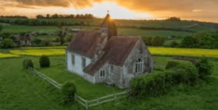 St Hubert's Church, Idsworth, April 2026.