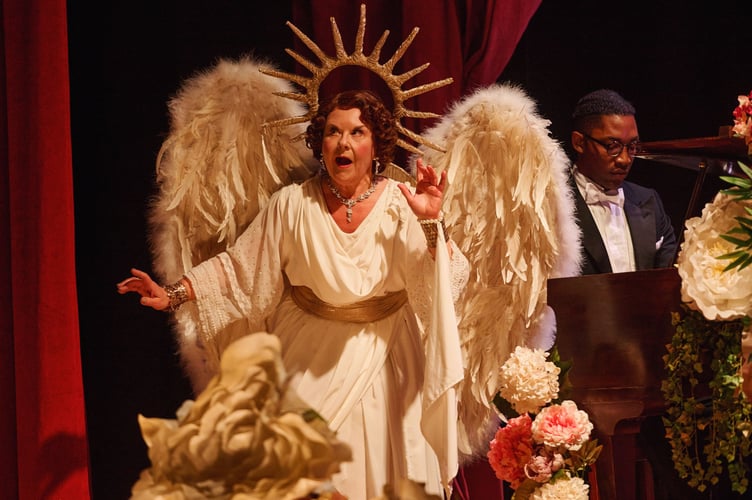 Wendi Peters and Matthew James Morrison in Glorious!, April 2026.