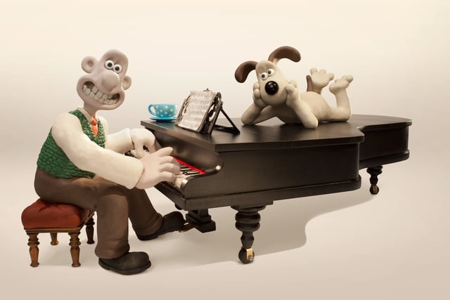 Orchestral accompaniment to Wallace and Gromit's big moments
