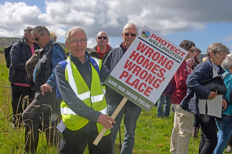 A placard that speaks a thousand words at Protect Wellington's mass rally on Saturday. PHOTO: Alain Lockyer.