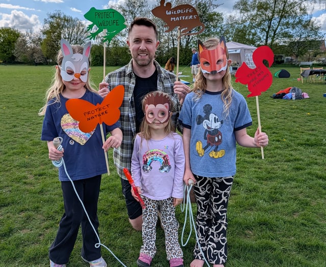 Fun day makes point for campaigners against over-development