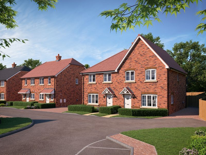 <p>An artist's impression of the new affordable homes being built in Medstead.</p>