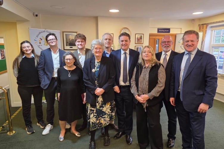 Some of the Conservative candidates for West Surrey elections, along with Farnham and Bordon MP Greg Stafford and Shadow Chancellor Mel Stride.