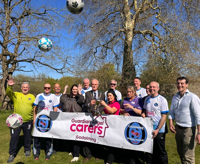 Mayor hails walking football team after FA Cup win