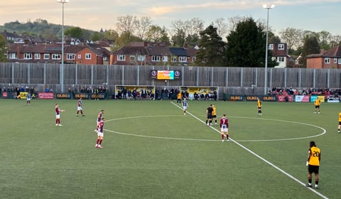 Farnham Town beat Merstham on penalties to win Surrey Senior Cup