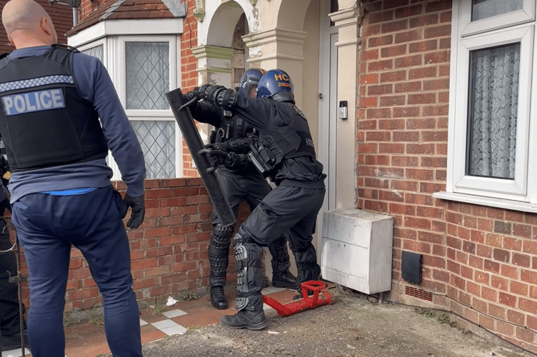 Cannabis Slavery Raid Southampton Hampshire Police