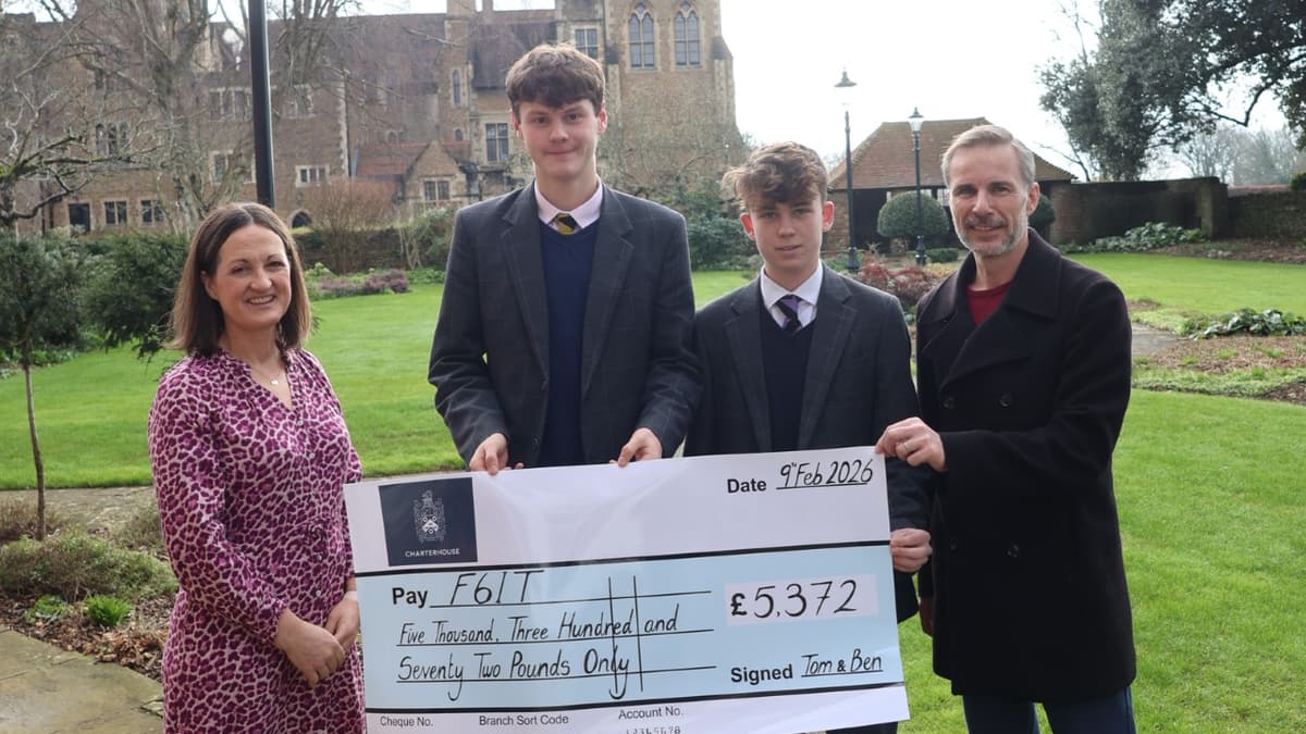 Students clock up miles and £5,000 for disability charity