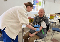 District council chairman takes prostate cancer blood test