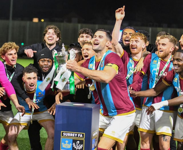 WATCH: Farnham Town boss Paul Johnson praises side after cup final win