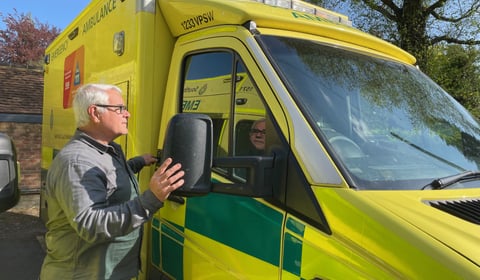 Haslemere man, 70, drives life-saving ambulance to Ukraine front line