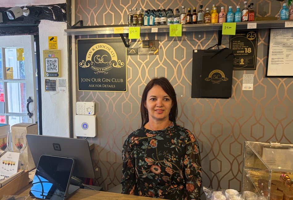 <p>Silvana Shaler, the owner of Gin & Chocolate in The Borough.</p>