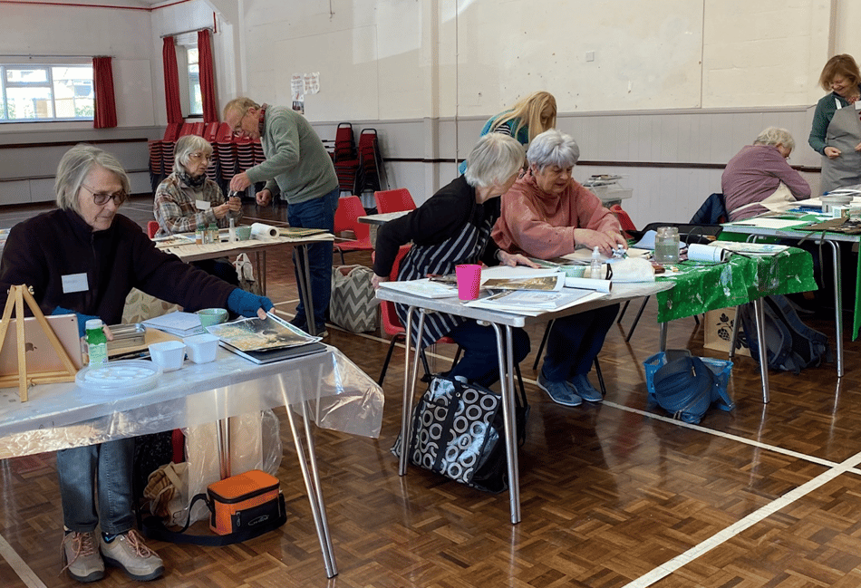 <p>Alton Art Society members enjoyed a watercolour dry brush landscape demonstration from Kim Page.</p>
