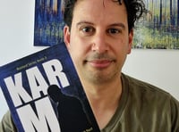 Second darkly comic crime novel from Surrey author