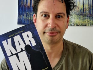 Second darkly comic crime novel from Surrey author