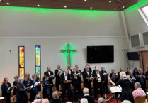 Choral society concert raises more than £850 for hospices