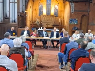 Veterans and newcomers face voters at North Farnham hustings