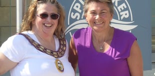Daring duo abseil down Spinnaker Tower for charity