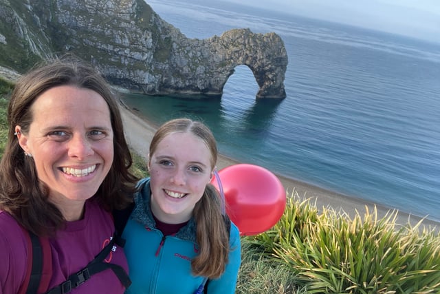 Eva completes 30-mile trek for dad’s cancer charity appeal