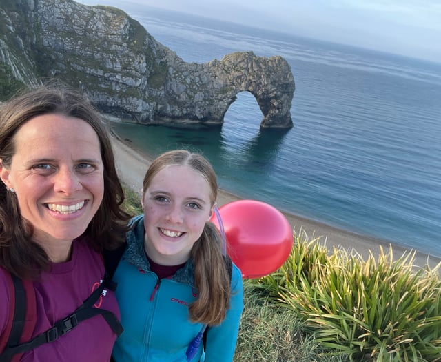 Eva completes 30-mile trek for dad’s cancer charity appeal