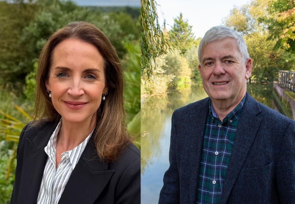 <p>Cllrs Jane Austin and David Lewis will lead the Conservative groups at West and East Surrey Councils.</p>