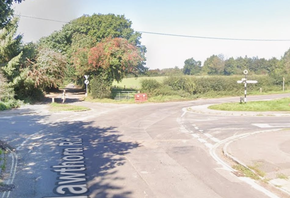 <p>Five Lanes junction in Four Marks.</p>