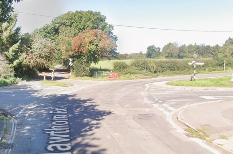 Five Lanes junction in Four Marks is where Lymington Bottom, Alton Lane, Hawthorn Road, Kitwood Road and Gradwell Lane meet. Image: Google Maps