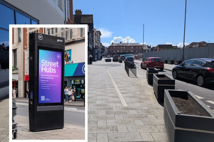 East Street Farnham BT Street Hub