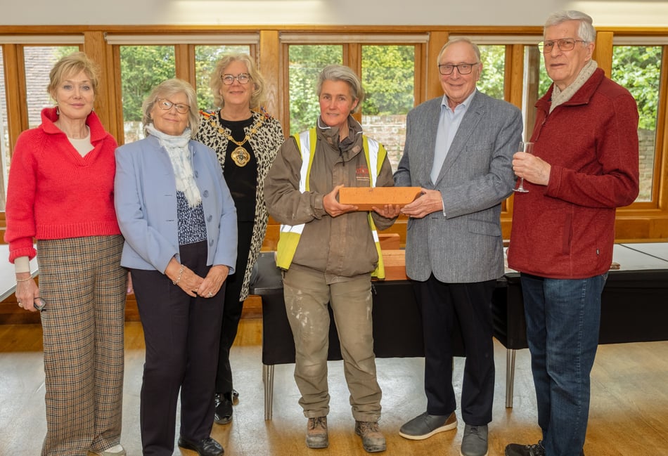 Another brick in the wall for Farnham Museum restoration campaign