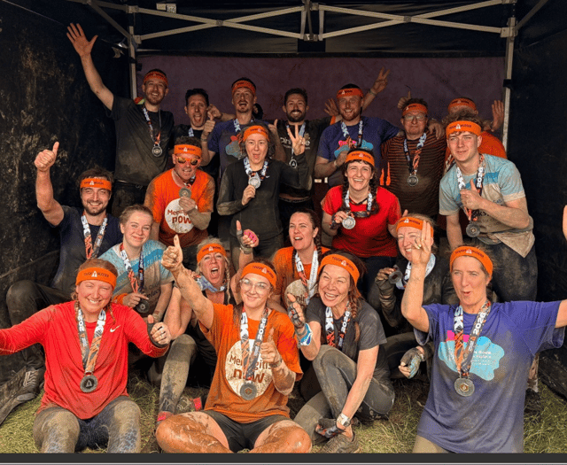Muddy runners from Eggar's School raise £2,500 for charities