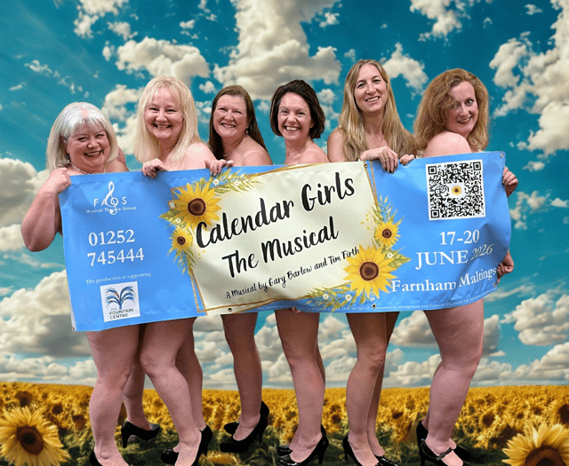 Brave ladies bare nearly all for charity