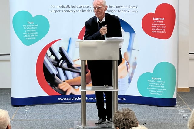 Founder giving final talk after 50 years with Cardiac Health