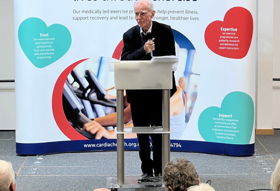 Founder giving final talk after 50 years with Cardiac Health