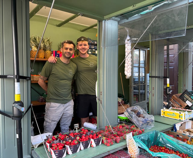 Living on the veg: Couple bring greengrocer to Castle Street