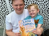Tongham author hopes llama book will ease child anxiety