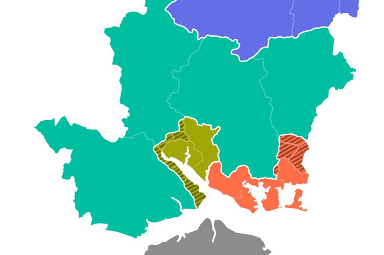 Option1a Existing Boundaries. Hampshire County Council