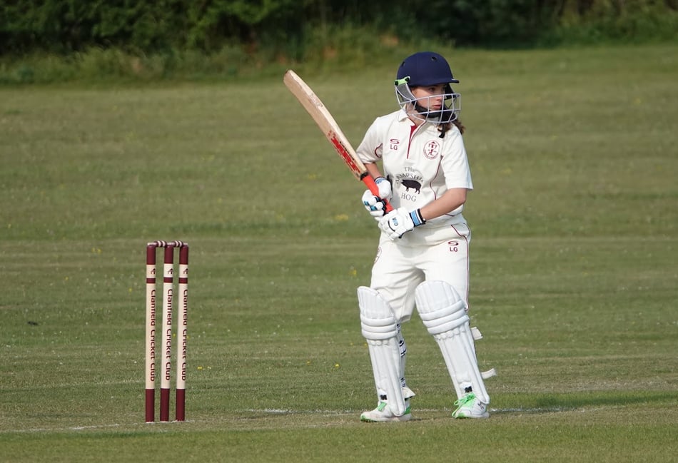 <p>Lily George scored 11 not out for Clanfield's second team</p>