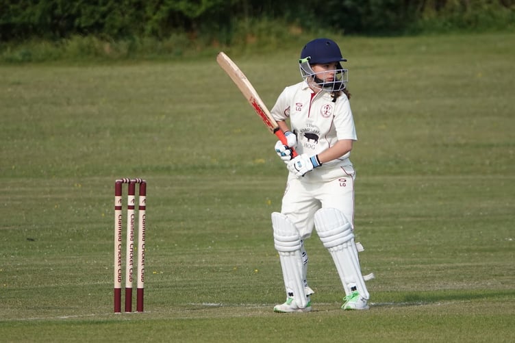 Lily George scored 11 not out for Clanfield's second team